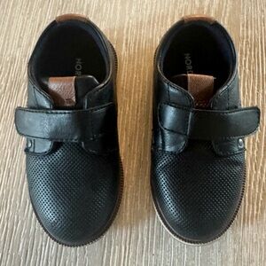 Nordstrom Boys Toddler Black Velcro Dress Shoes, 7